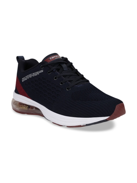 

Campus Men Navy Blue Mesh Running Shoes