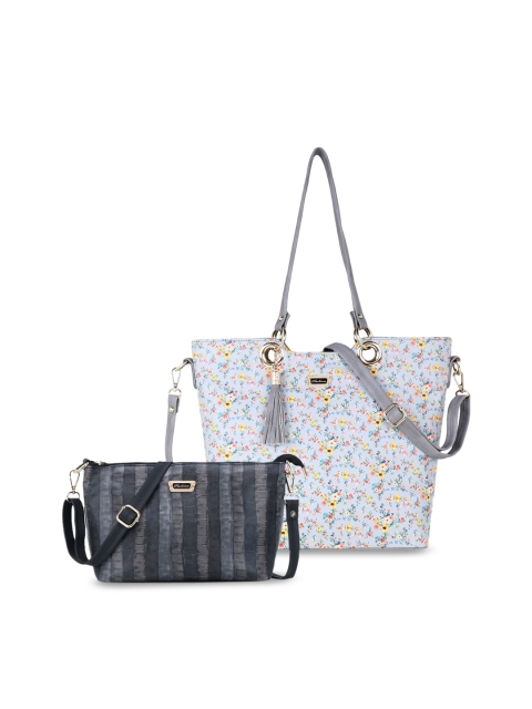 

WOMEN MARKS Grey Printed Shoulder Bag