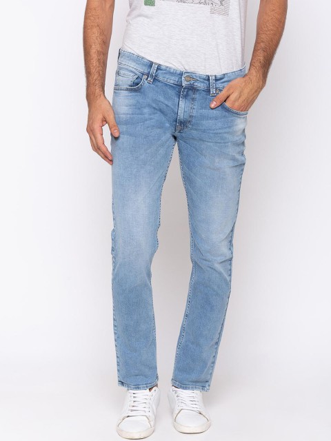

SPYKAR Men Blue Slim Fit Low-Rise Clean Look Jeans