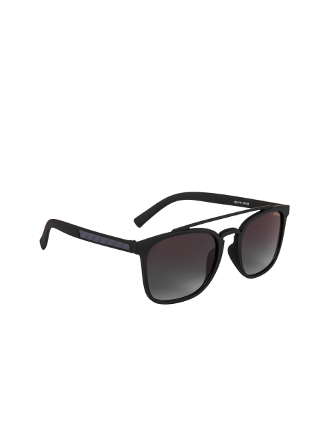 

Voyage Unisex Black Lens & Blue Rectangle Sunglasses with UV Protected Lens