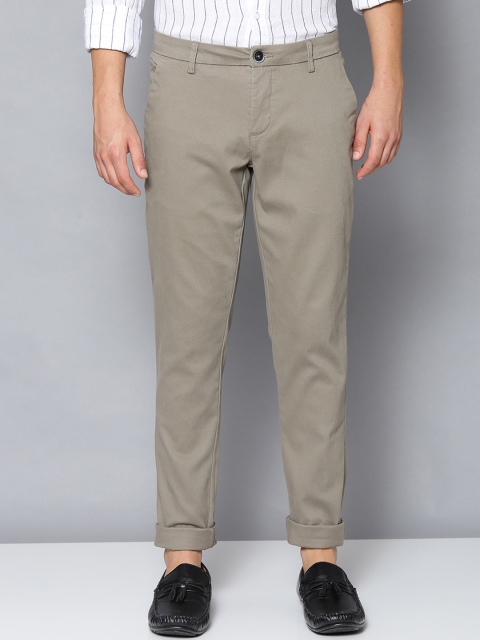 

Bruun & Stengade Men Beige Slim Fit Solid Regular Trousers