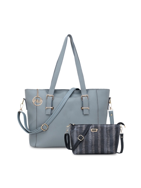 

WOMEN MARKS Grey Solid Handheld Bag