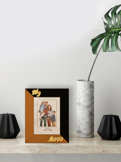 

Bodh Design Brown & Black Dual Tone My Love Table Top Photo Frame