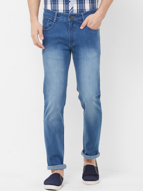 

Solemio Men Blue Slim Fit Mid-Rise Clean Look Jeans