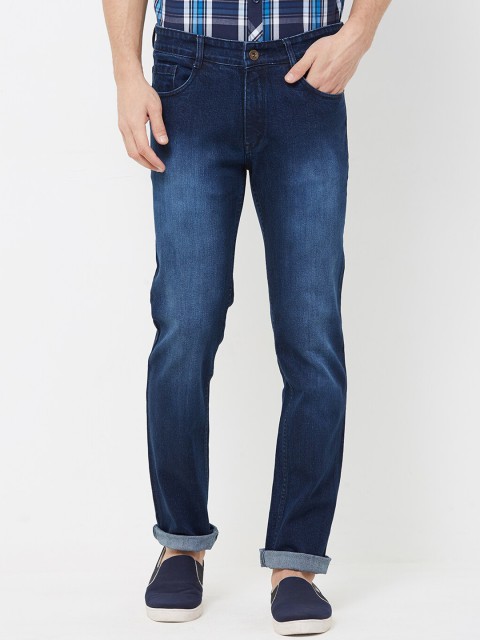 

Solemio Men Blue Slim Fit Mid-Rise Clean Look Jeans