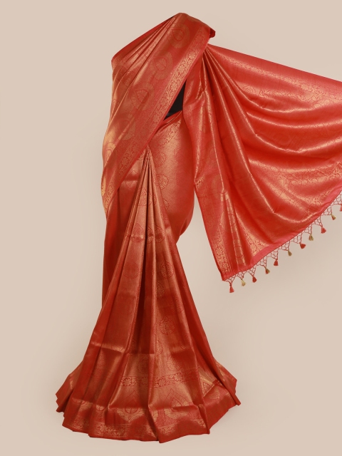 

Pothys Coral Pure Silk Woven Design Banarasi Saree