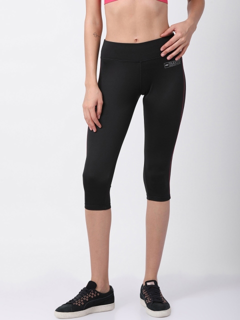 

GOLDSTROMS Women Black Solid Slim Fit Capris
