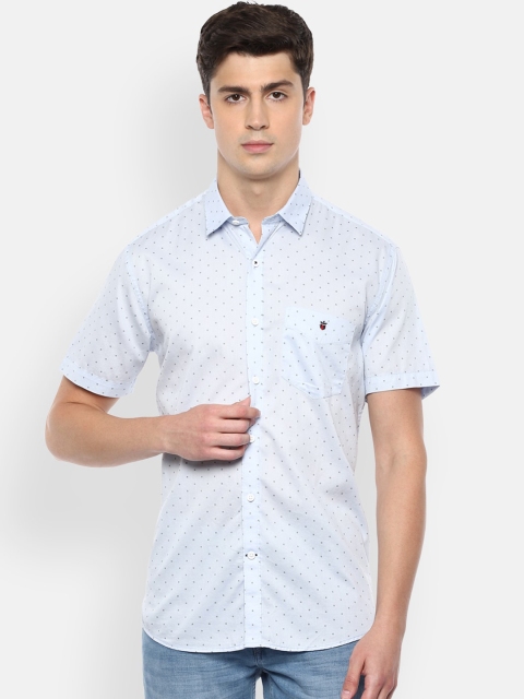 

Louis Philippe Sport Men Blue Printed Casual Shirt