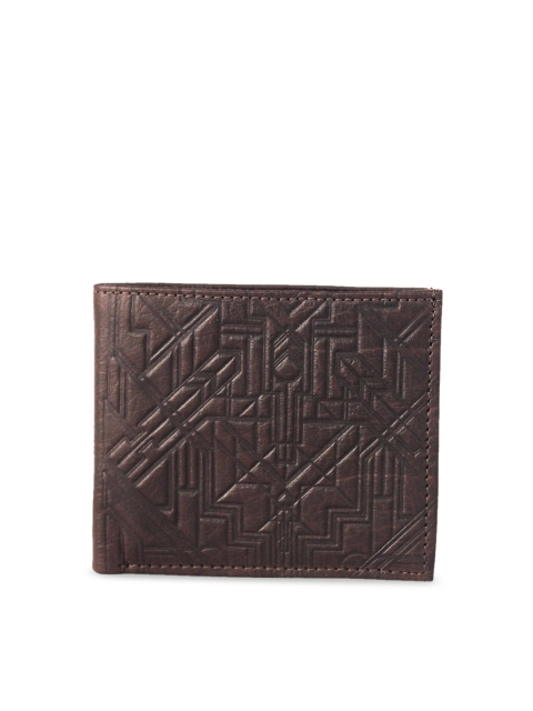 

NAPPADORI Gatsby Wallet Dark Brown Leather with Two Folds for Men, Coffee brown