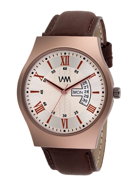 

WM Men Rose Gold & Brown Analogue Watch DDWM-106febs
