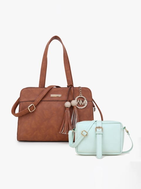 

WOMEN MARKS Tan Solid Shoulder Bag
