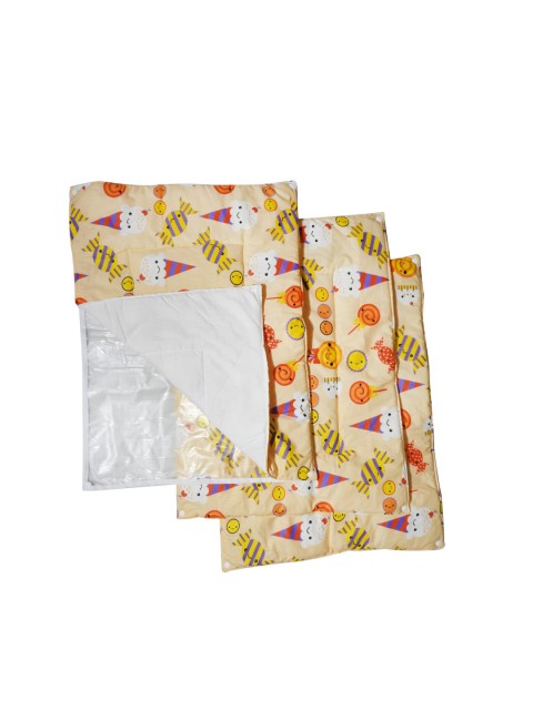 

PINKBUNNY Infant Kids Set Of 4 Multicoloured Printed Mats, Multi