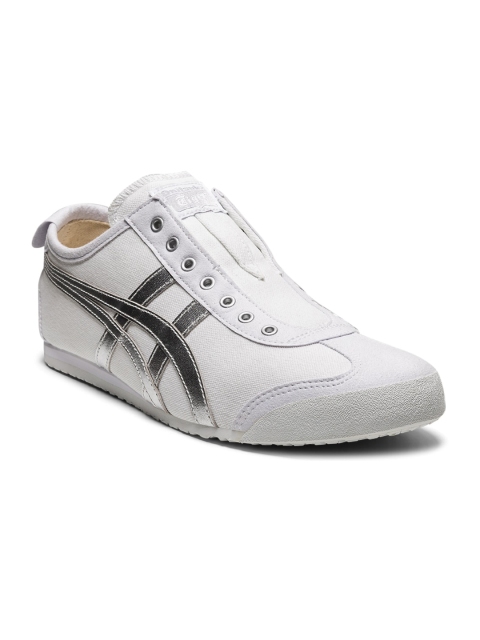 

Onitsuka Tiger Unisex White Striped Mexico 66 Sneakers