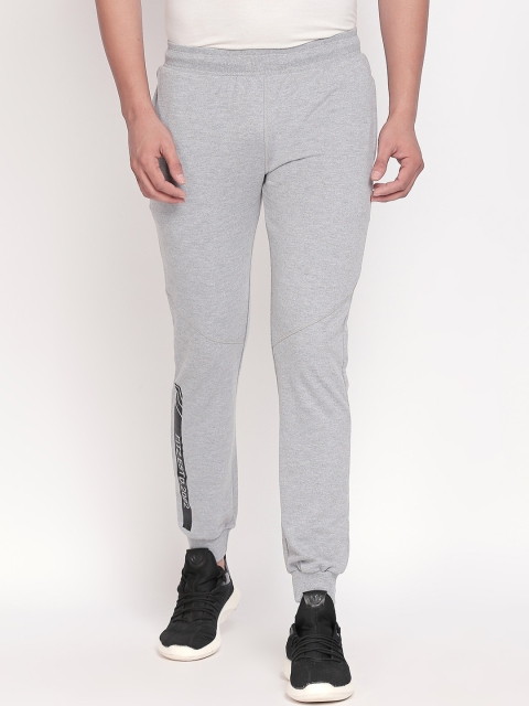 

FiTZ Men Grey-Melange Solid Slim-Fit Joggers