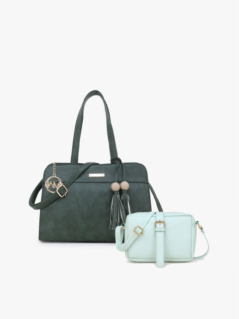 

WOMEN MARKS Green Solid Shoulder Bag