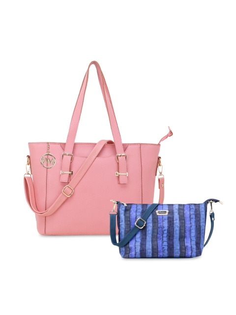 

WOMEN MARKS Peach-Coloured Solid Shoulder Bag