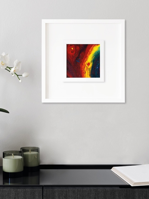 

RANDOM Multicoloured Atmosphere Layer Wall Art Painting, Multi