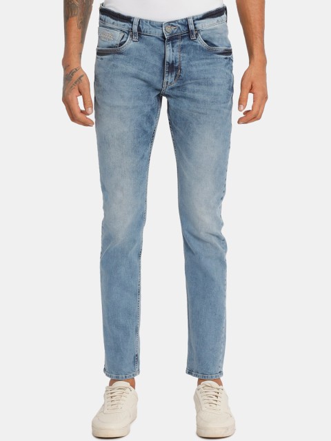 

U.S. Polo Assn. Men Blue Slim Fit Mid-Rise Clean Look Stretchable Jeans