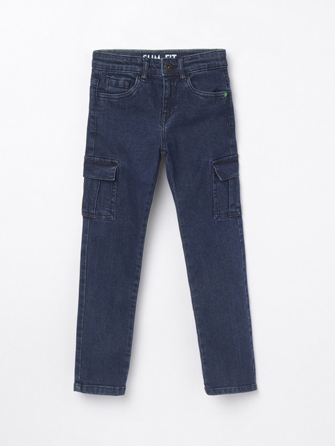 

Bossini Boys Blue Slim Fit Mid-Rise Clean Look Jeans