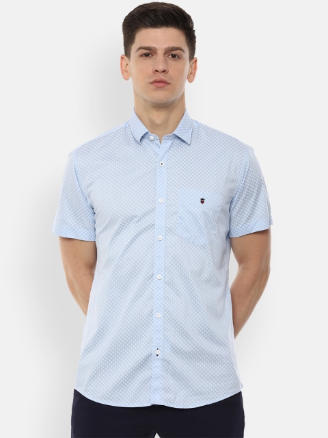 

Louis Philippe Sport Men Blue Printed Casual Shirt