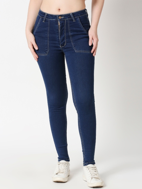 

PURPLE WATER Women Blue Slim Fit Jeans