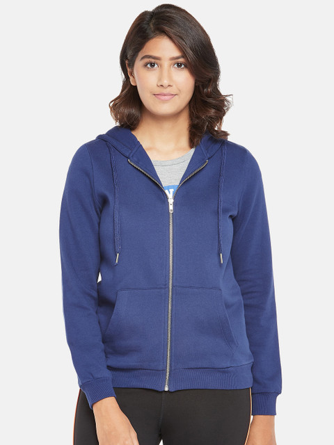 

Ajile by Pantaloons Women Navy Blue Solid Sweatshirt