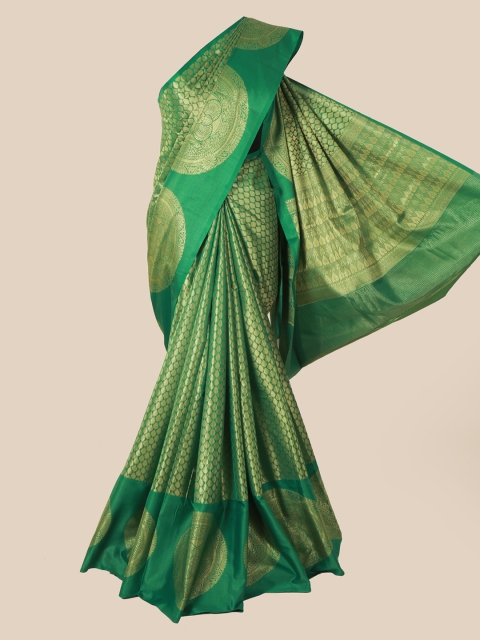 

Pothys Green Woven Design Art Silk Saree