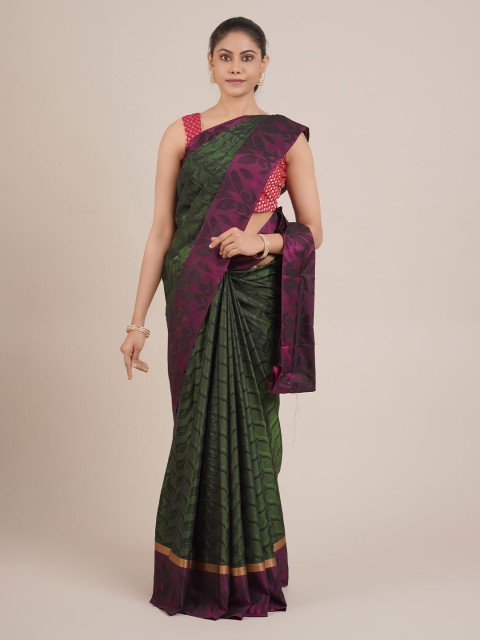 

Pothys Green Woven Design Art Silk Saree