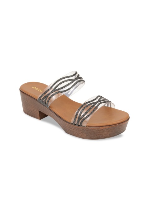 

Rocia Women Black Solid Sandals