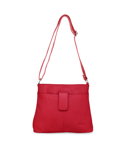 

WildHorn Red Textured Sling Bag