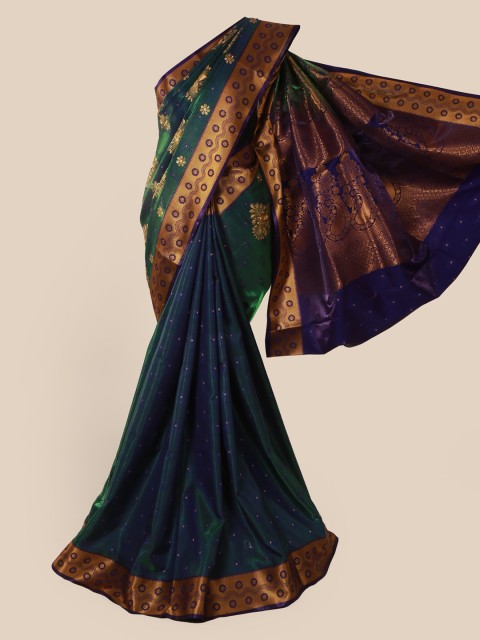 

Pothys Green Woven Design Art Silk Saree