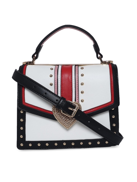 

ALDO White Embellished Satchel
