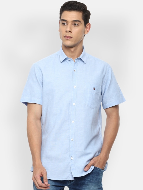

Louis Philippe Sport Men Blue Slim Fit Solid Casual Shirt