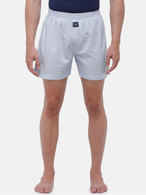 

CAVALLO by Linen Club Men Blue Striped Boxers CAMBH001ST00004-B3_32