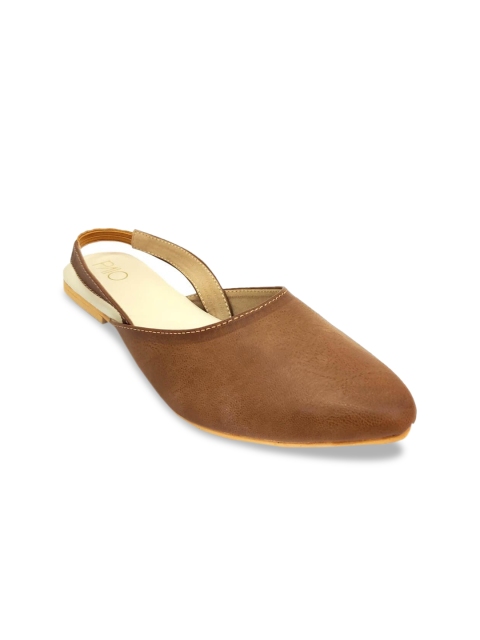 

PAIO Women Brown Solid Ballerinas