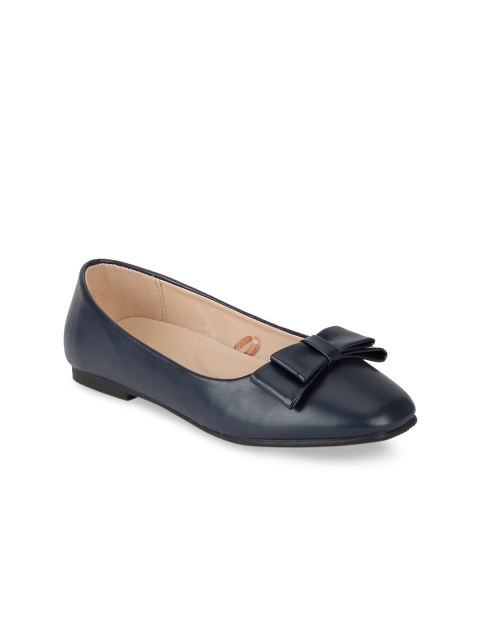 

Van Heusen Woman Navy Blue Solid Ballerinas