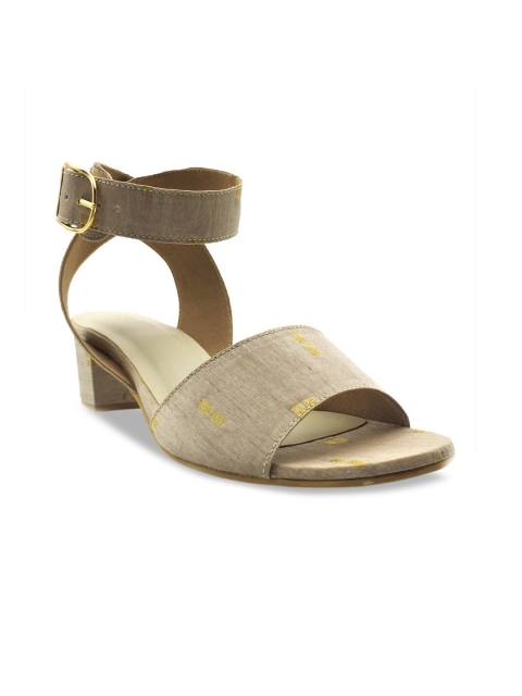 

PAIO Women Beige Woven Design Sandals