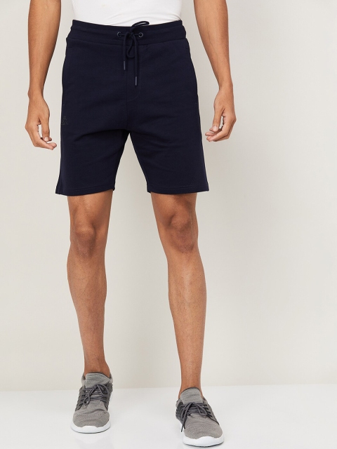 

Kappa Men Navy Blue Solid Regular Fit Sports Shorts