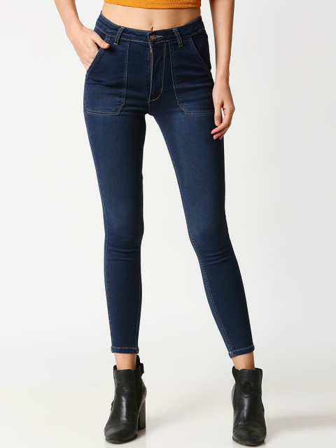 

PURPLE WATER Women Blue Slim Fit Jeans