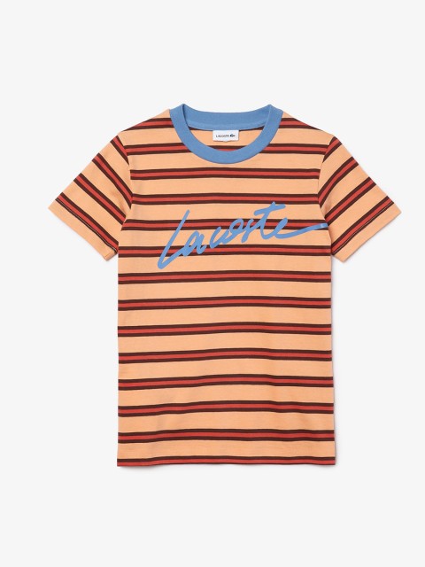 

Lacoste Boys Multicoloured Striped Round Neck T-shirt, Multi