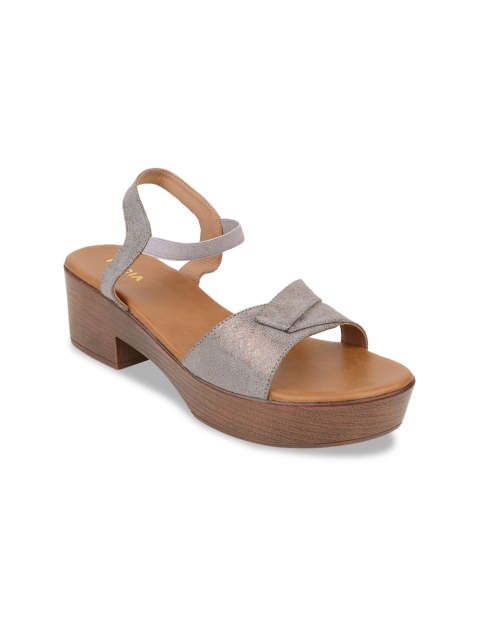 

Rocia Women Grey Solid Sandals