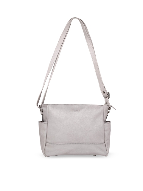 

WildHorn Off-White Solid Hobo Bag