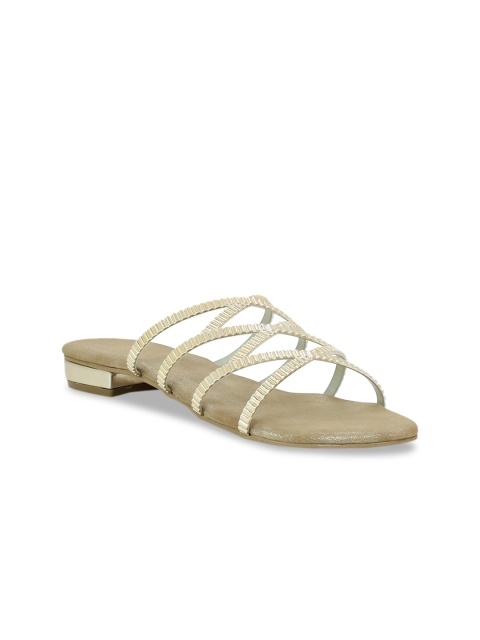 

Inc 5 Women Gold-Toned Embellished Block Heels