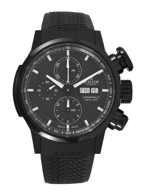 

EDOX Men Black Analogue Watch 01116 37NPN GIN