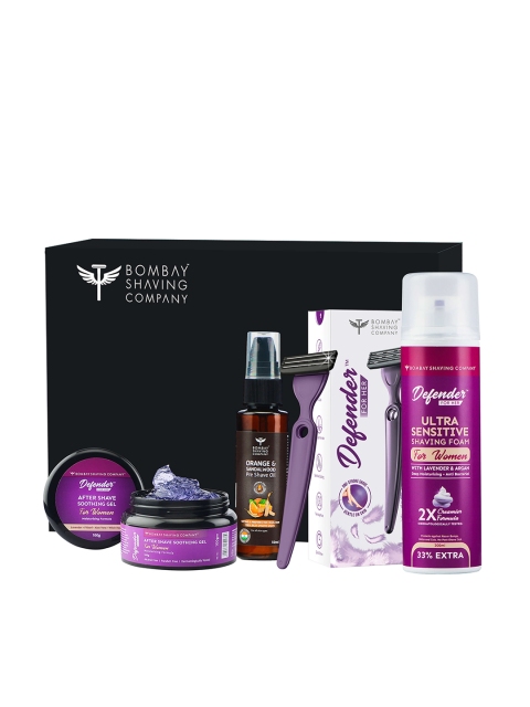 

Bombay Shaving Company Women Complete Body Shaving Kit 600 g, Black