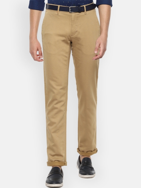 

Louis Philippe Sport Men Khaki Slim Fit Solid Regular Trousers