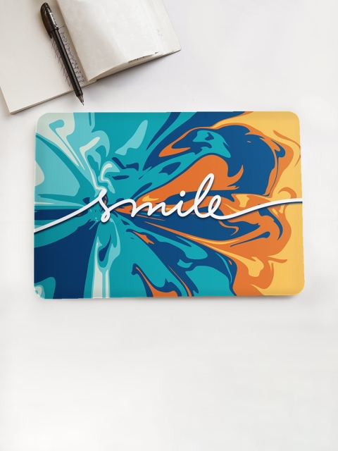 

happywagon Blue & Yellow Smile Printed Laptop Skin