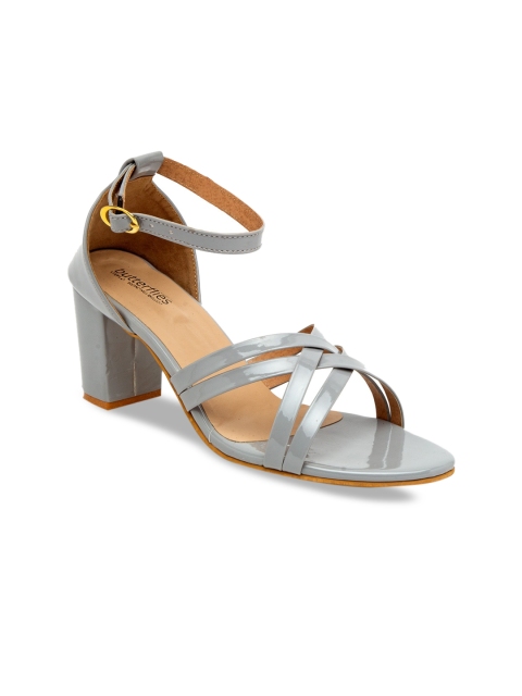 

Butterflies Women Grey Solid Sandals