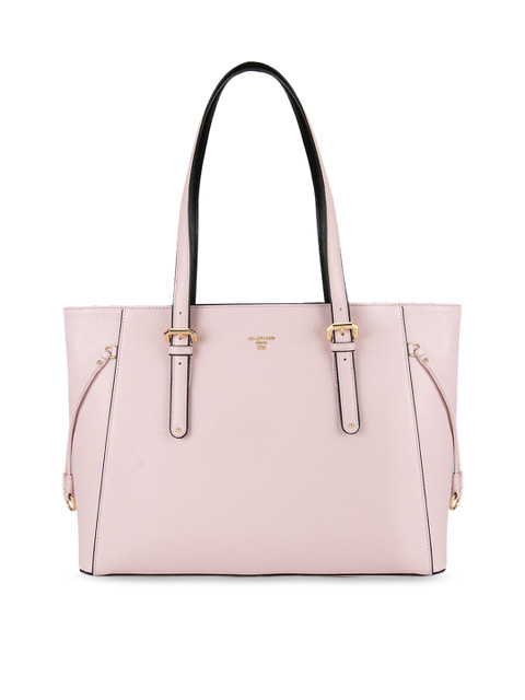 

Da Milano Pink Textured Shoulder Bag
