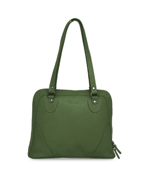 

WildHorn Green Solid Handheld Bag